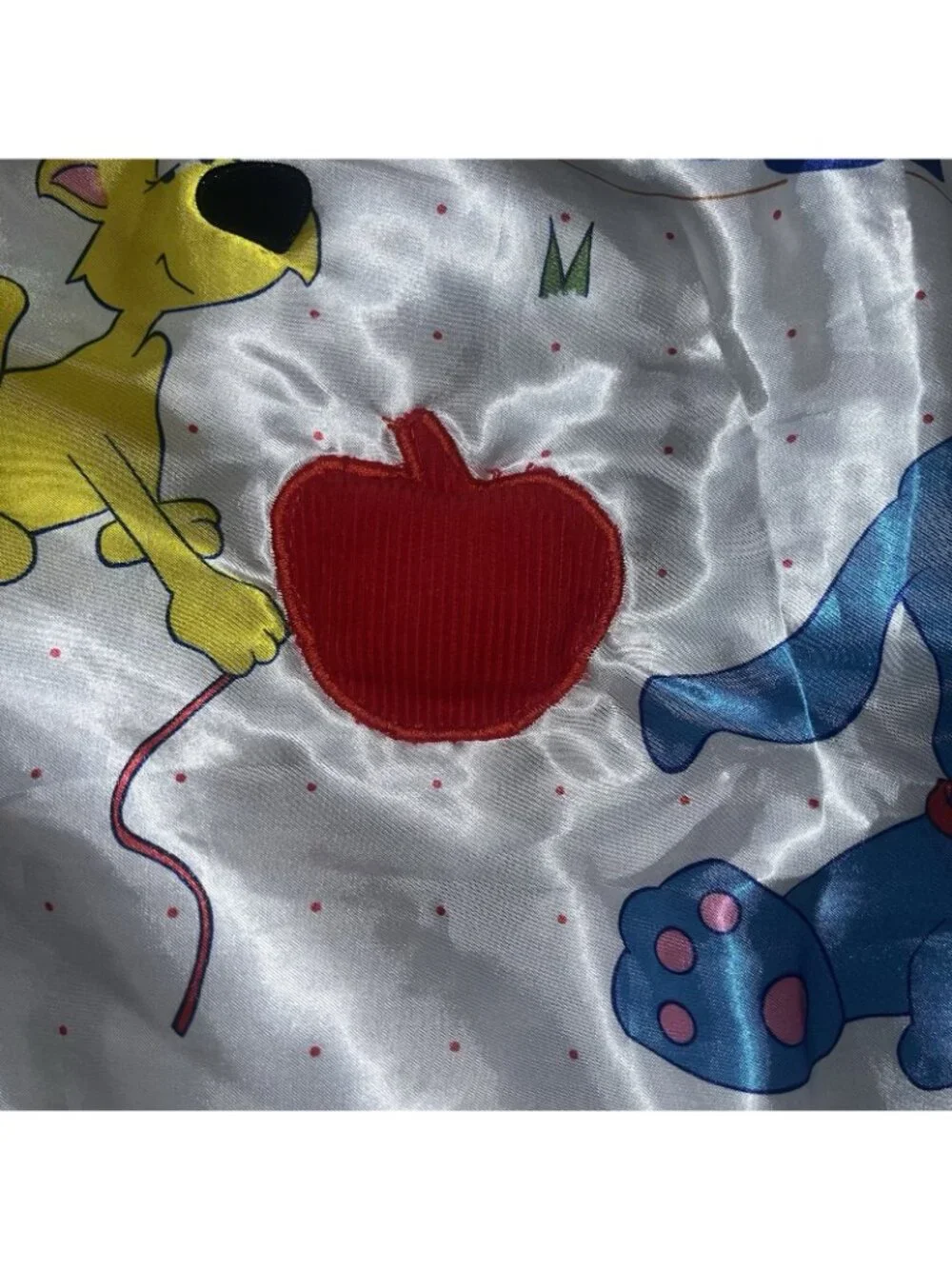 Vintage US Healthcare Baby Comfort Sensory Satin Blanket
